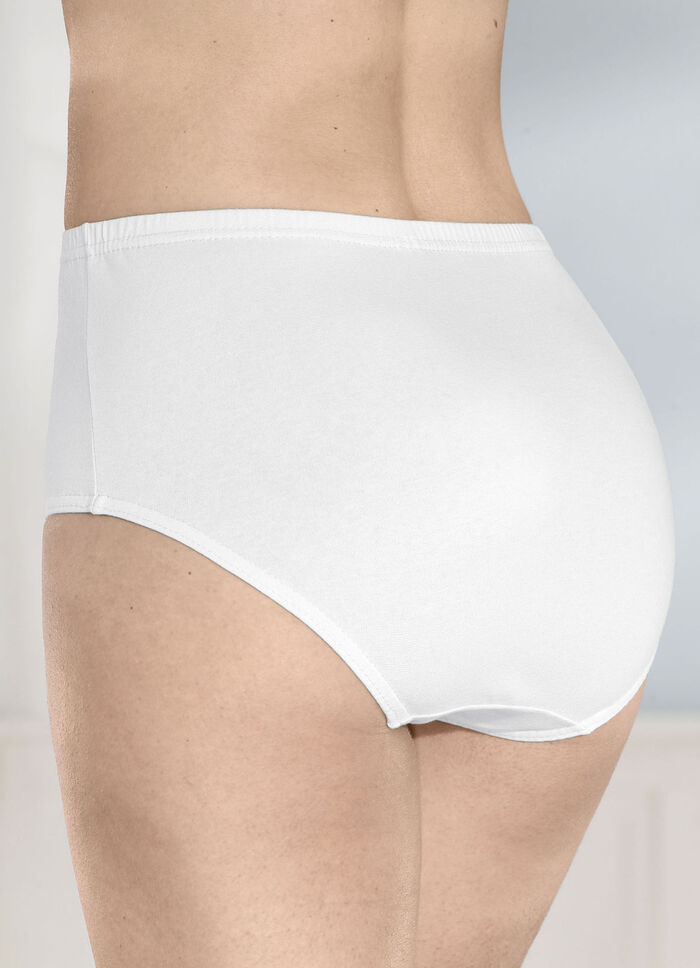 Viererpack Slips mit Gummizug im Bund 