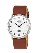 Master Time Funk-Herrenuhr mit Lederarmband 