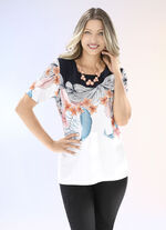 Shirt mit farbbrillantem Inkjet-Druck 