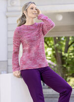 Pullover mit Reiskornstruktur 