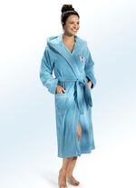 Bademantel mit Kapuze 