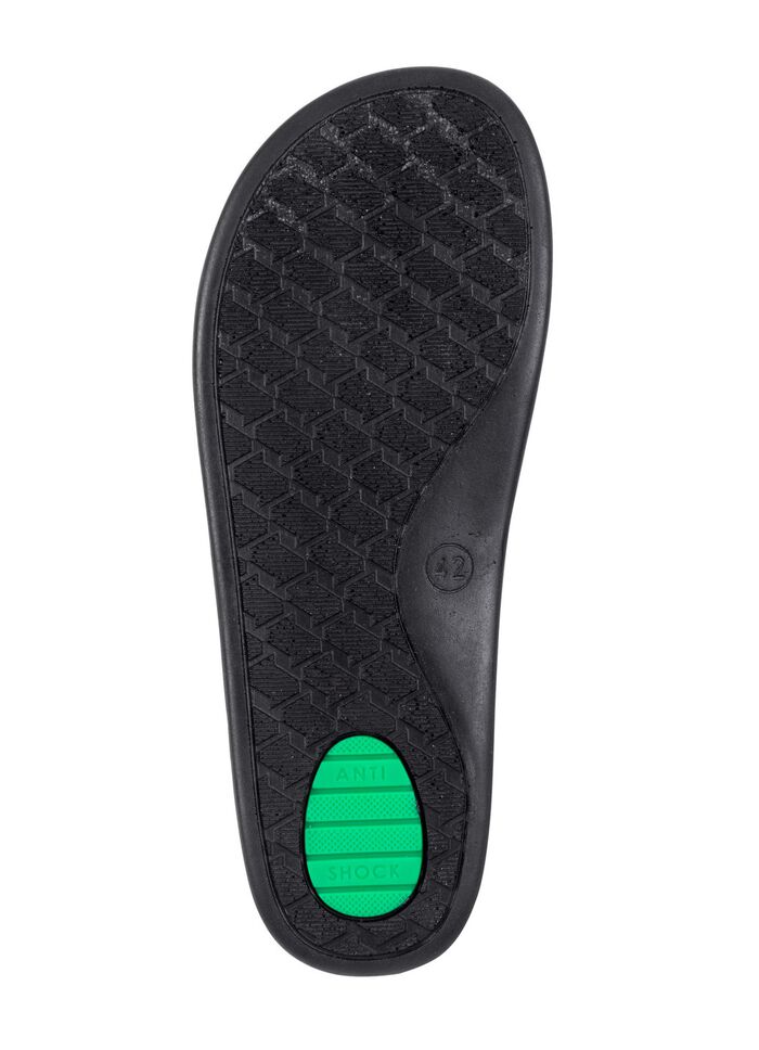 Klassische Herren-Pantoletten, mit Klettverschluss 