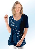 Shirt in dezentem Streifen-Dessin 