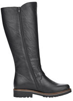 Remonte, gef&uuml;tterte Damen-Stiefel, Winterschuhe, Weite G, mit Lammfell SCHWARZ