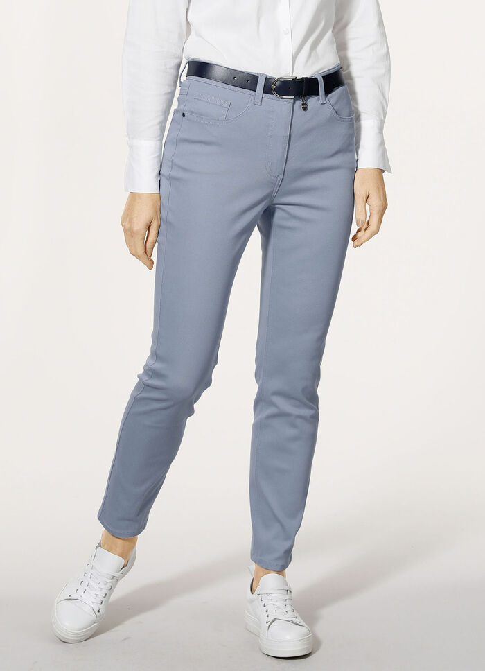 Hose in 5-Pocket-Form HELLBLAU