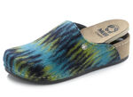 Mubb Pantoffel aus Wollfilz BLAU-BUNT