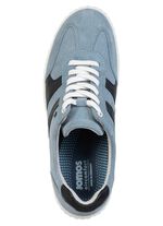 Sportliche Damen-Schnürschuhe, Weite H, mit herausnehmbarem Fußbett BLAU