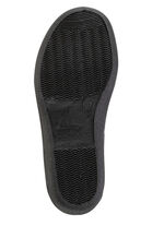 Bequeme Damen-Hausschuhe, Weite H, aus floral bedrucktem Meshmaterial GRAU-BUNT