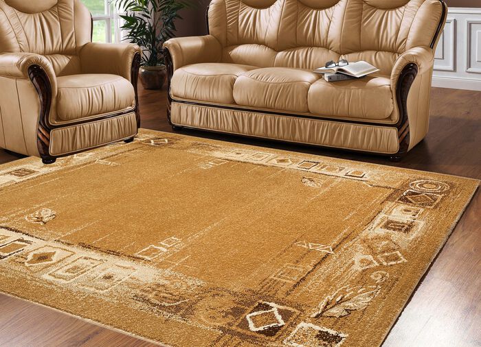 Br&uuml;cken und Teppiche f&uuml;r Fu&szlig;bodenheizung geeignet BEIGE