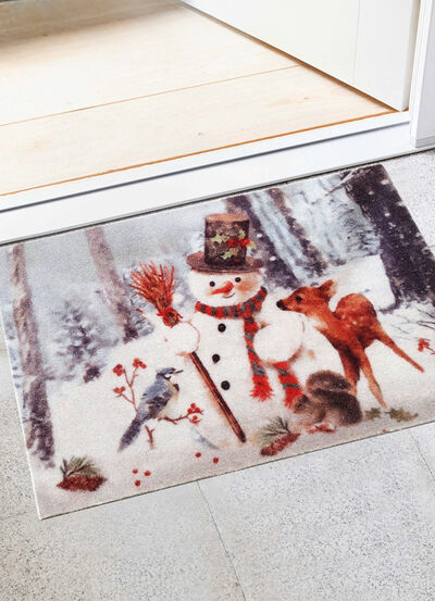 Fu&szlig;matte mit rutschhemmender R&uuml;ckseite 