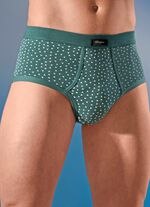 Viererpack Slips, allover dessiniert 