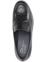 ELENA EDEN Slipper mit Ziersteppung SCHWARZ