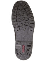 Rieker Schnür-Boot mit Warmfutter aus Lammfell und Plüschmaterial DUNKELBRAUN