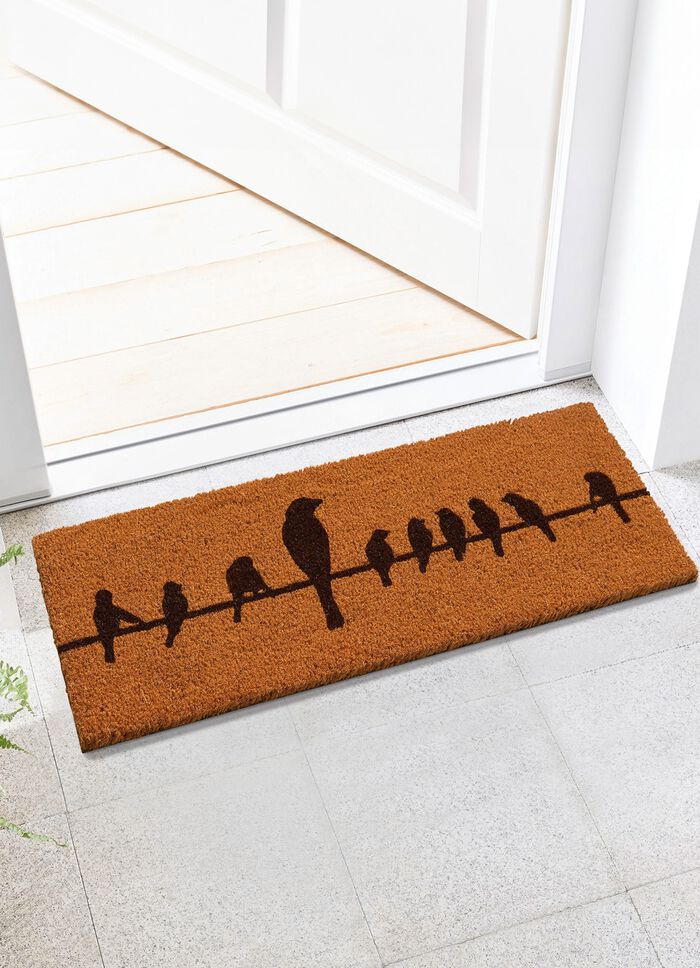 Fu&szlig;matte mit rutschfester Gummir&uuml;ckseite 