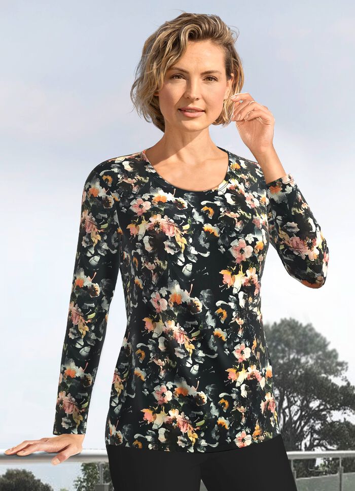 Shirt mit Allover-Dessin 