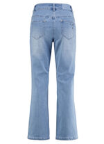 Jeans mit trendigen Ziernieten HELLBLAU
