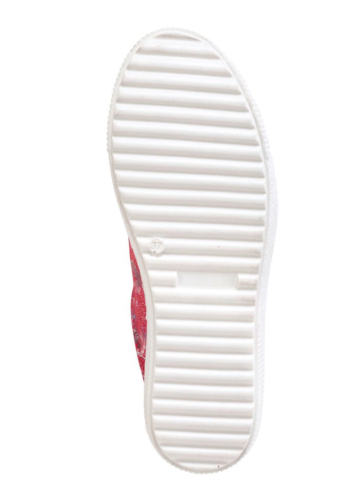 ELENA EDEN Schn&uuml;rschuh aus effektvoll bedrucktem Nubukleder 