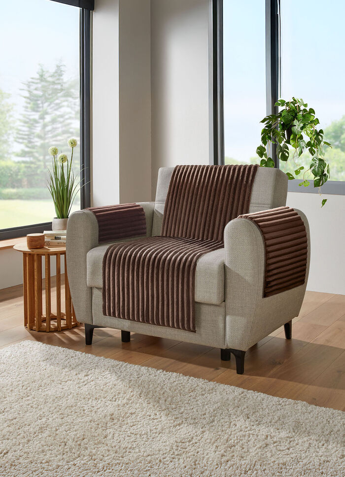 Sessel- und Sofaschoner mit Anti-Rutsch-Beschichtung BRAUN