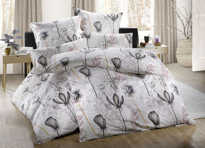 Bettwäsche Garnitur mit Pusteblume-Motiv 