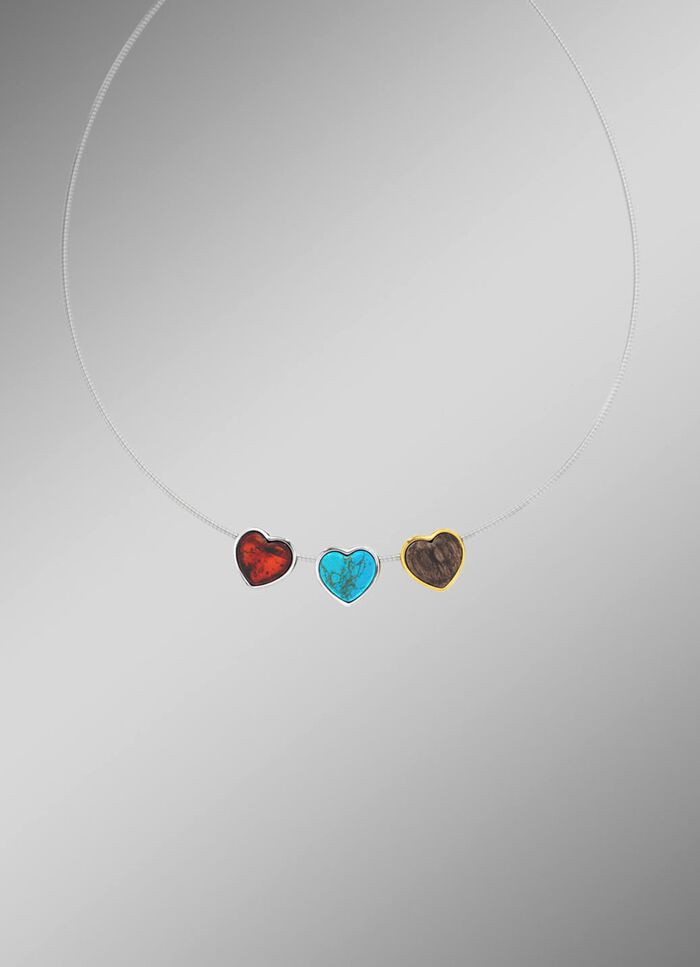 Herz-Anh&auml;nger mit T&uuml;rkis 