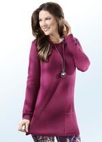 Longpullover mit Schurwolle 