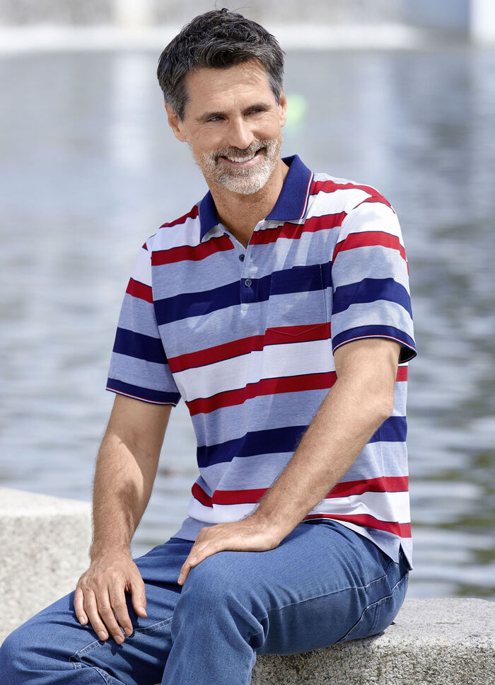 Poloshirt mit Brusttasche 