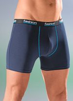 Viererpack Pants mit Elastikbund, uni 