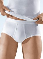 F&uuml;nferpack Slips aus Feinripp, wei&szlig; 