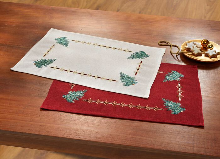 Tisch- und Raumdekoration mit Glitzergarn ECRU