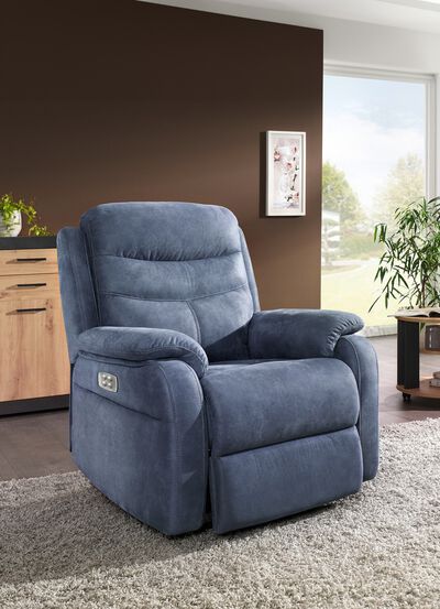 Elektrisch verstellbarer TV-Sessel mit Motor und Aufstehhilfe 