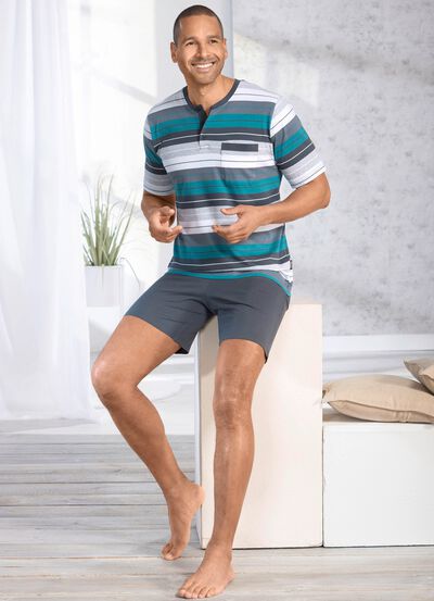 Shorty mit Knopfleiste 