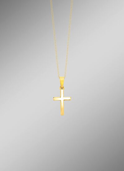 Kreuz-Anh&auml;nger aus Gold 