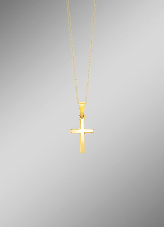 Kreuz-Anh&auml;nger aus Gold 