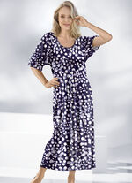 Kaftan in knöchellanger Schlupfform 