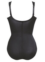 Anita Hosenkorselett mit transparenten T&uuml;lleins&auml;tzen SCHWARZ