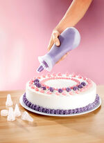 Dekorierflasche aus Silikon mit Skala 