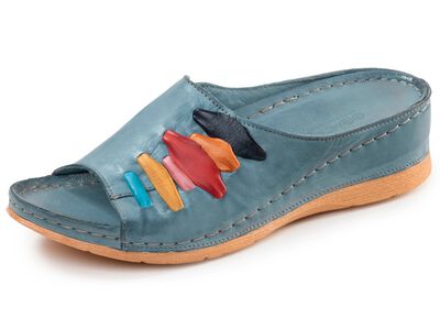 Gemini, trendige Damen-Pantoletten, Weite G, mit Gummizug 