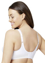 Glamorise Stütz-BH mit Stickereispitze WEISS