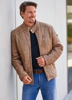 Lederkurzjacke von &bdquo;Cabrini&ldquo; in 2 Farben 