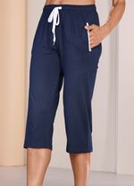 Zweierpack Schlaf- und Freizeithosen mit Kordelzug und Taschen 