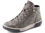 ELENA EDEN Schnür-Bootie mit zwei Seitenreißverschlüssen TAUPE