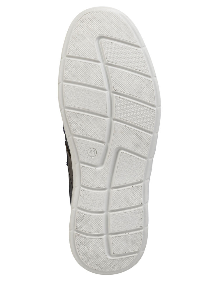 GINO GALANTE Slipper aus luftig perforiertem Rind-Nubukleder DUNKELBLAU