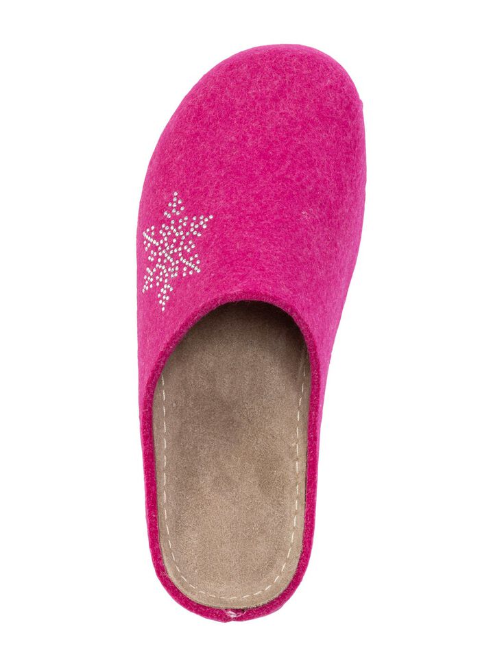 Laurina Pantoffel mit pfiffiger Nietenzier PINK