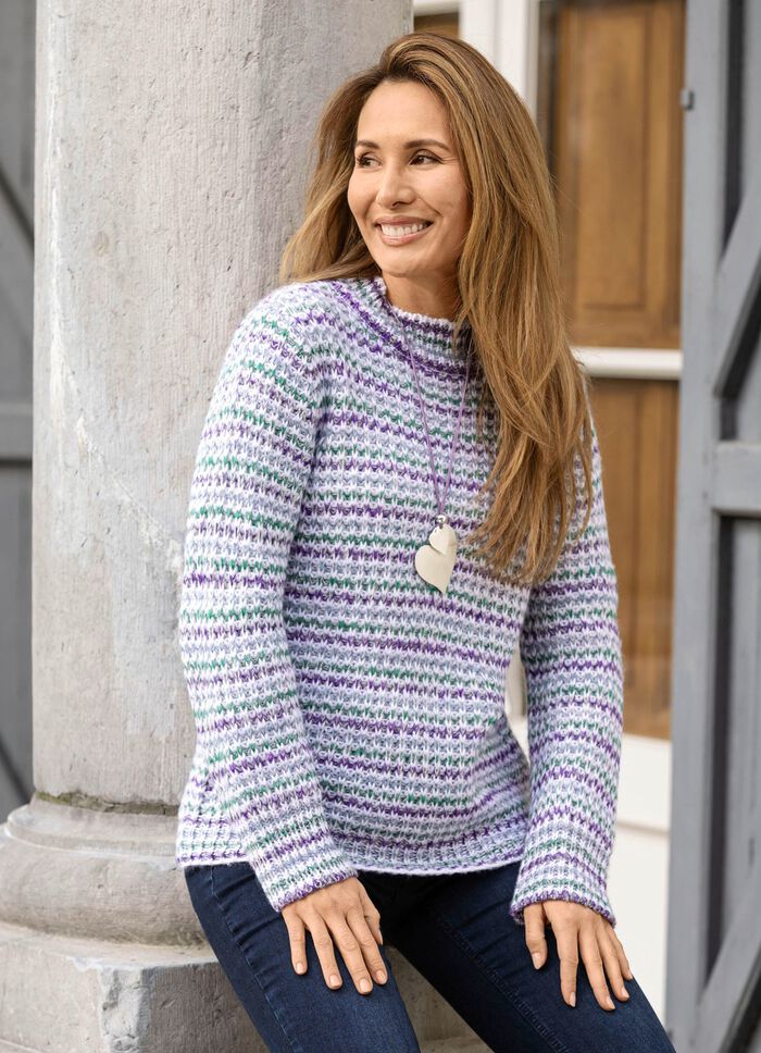 Pullover in Ringeldessin 