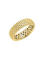 Exquisite Gold-Eleganz: Damenring mit Ziselierung 