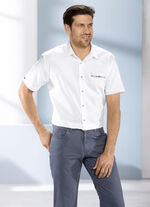Hemd von "Milano Italy" in 2 Farben WEISS