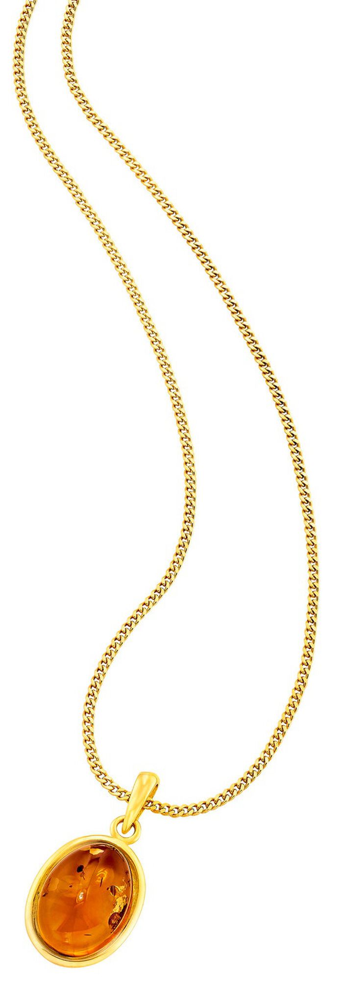 Klassischer Anh&auml;nger mit echt Bernstein 