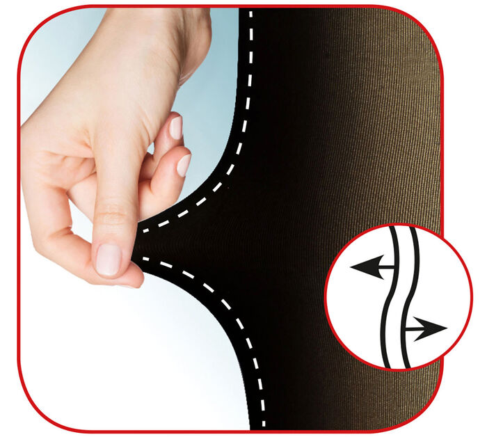 Thermo-Fleece-Strumpfhose SCHWARZ