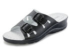 Set: Pantolette in Schwarz und Clog in Weiß SCHWARZ+WEISS