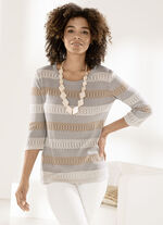 Pullover in sehr weicher Qualität BEIGE-KIESEL-SAND